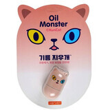 Oil Monster Matte Pink anti sébum pierre volcanique masseur facial, 1 pièce, Haruen