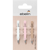 Ebelin Ensemble de mini pinces à épiler, 3 pc