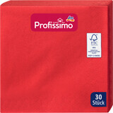 Mouchoirs en papier rouge Profissimo, 30 pièces