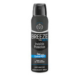 Deodorante spray da uomo senza alluminio Invisible Protection Men, 150 ml, Breeze