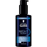 Schwarzkopf GLISS Elixir de nuit pour cheveux normaux et secs, 100 ml