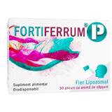 Fortiferrum P avec arôme de fraise, 30 sachets, Esvida Pharma