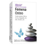 Supplément pour la santé des os pendant la ménopause Femena Osteo, 30 gélules végétales, Alevia