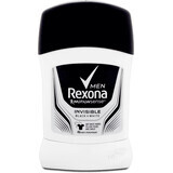 Rexona Déodorant Stick Homme Invisible B&W, 50 ml