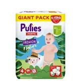 Couches Pants Fashion & Nature, No. 4, 9-15 kg, 68 pièces, Pufies