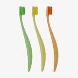 Trio de brosses à dents colorées, 3 pièces, Promis