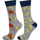 SOXO Chaussettes pour hommes avec motif de banane, 1 pièce