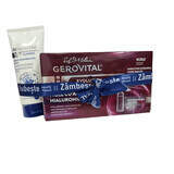 Emballage Gerovital Acide Hyaluronique Ampoules 2 ml x 10 + Gerovital Classic Crème Régénératrice pour les Mains 100 ml