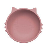 Bol en silicone Kitty I, 6 mois+, Old Rose, Appekids