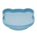 The Little Bear silicone plate with suction cup, 6 months+, Aqua Blue, Appekids