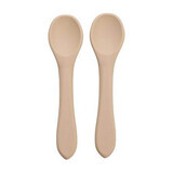 Set de cuillères en silicone, 6 mois+, Bubble Beige, Appekids