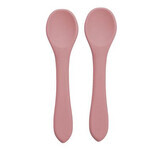 Set de cuillères en silicone, 6 mois+, Old Rose, Appekids