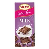 Chocolat au lait sans lactose, 100 g, Valor