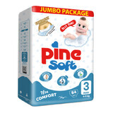 PINE Scutece midi 4-9 kg marime 3 x 84 buc