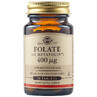 Acide folique Folate 400 ug, 50 comprimés, Solgar