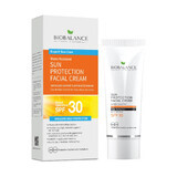 Crème solaire SPF30+ pour le visage, très haute protection UVA &amp; UVB, Bio Balance, 75 ml