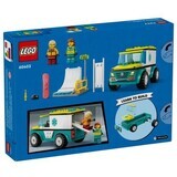 Ambulance d'urgence et planche à neige, +4 ans, 60403, Lego City