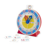 Horloge éducative en bois, +4 ans, Melissa & Doug