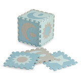 3D Puzzle play mats Nebe, 90 x 90 cm, Blue, Momi