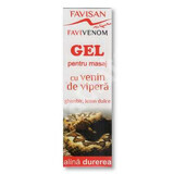 Gel da massaggio al veleno di vipera, zenzero e liquirizia, 50 ml, Favisan