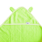 Hooded towel with baby ears, 100x100 cm, Green, Tuxi Brands