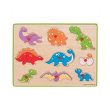 Wooden Puzzle Dinosaurs, Big Jigs