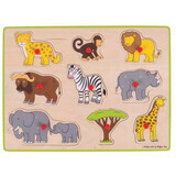 Wooden puzzle, +3 years, Safari, Big Jigs