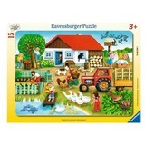 Where to sit puzzle, 15 pieces, Ravensburger