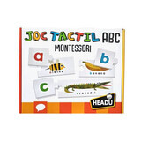 Jeu tactile ABC romana Montessori, Headu