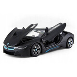 BMW I8 metal car, black, Rastar