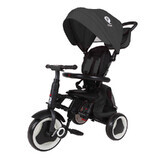 Tricycle pliant pour enfants Rito Plus, noir, Qplay