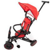 Tricycle 3 en 1 pliable et réversible, rouge, UoniBaby