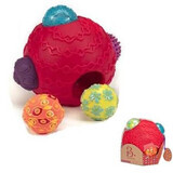 Jeu de 6 balles colorées, B.Toys