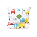 Complete set of bed linen and side guards, 120x60 cm, Cars, Fic Baby