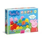 Coffret de train cube Peppa Pig, +18 mois, Clementoni