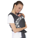 Baby wrap elastic baby wear system, Grey, SeviBebe