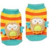 Chaussettes joyeuses Hiboux, 0-12 mois, Fehn