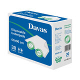 5-layer absorbent pads, 60 x 90 cm, 30 pieces, Davas