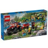 4x4 LKW und Feuerwehrboot, +5 Jahre, 60412, Lego City