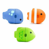 Set di 3 giocattoli da bagno, +12 mesi, Colour Mix Fish, Munchkin