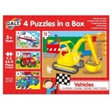 Set of 4 puzzles Vehicles, + 3 years, Galt