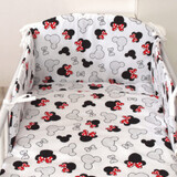 Bedding set with side protection, Miki, 120 x 60 cm, Amy