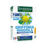 Griffonia Rhodiola, 20 fiale, Santarome Natural