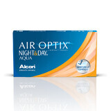 Air Optix Night&Day Aqua lentille de contact, -0.75, 6 pièces, Alcon