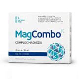 MagComboK Complexe de Magnésium, 940 mg, 20 gélules, Vitaslim