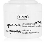 Masque fortifiant pour les cheveux au lait de chèvre et à la kératine, 200 ml, Ziaja