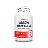 Mega Omega 3, 90 gélules, BioTech USA