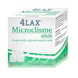 Microclism adultes 4Lax, 6 unités x 9 g, Solacium Pharma