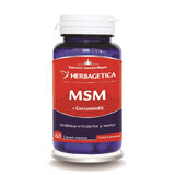 MSM + Cucumin95, 60 gélules, Herbagetica