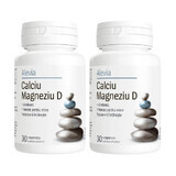 Calcium Magnesium D Paket, 30 Tabletten + 30 Tabletten, Alevia